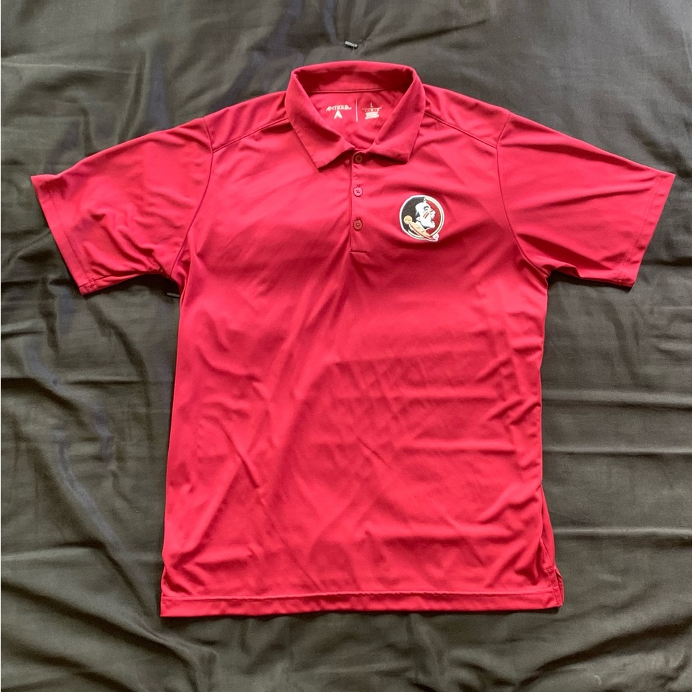 Antigua Men’s Florida State Collared Short Sleeve T-Shirt